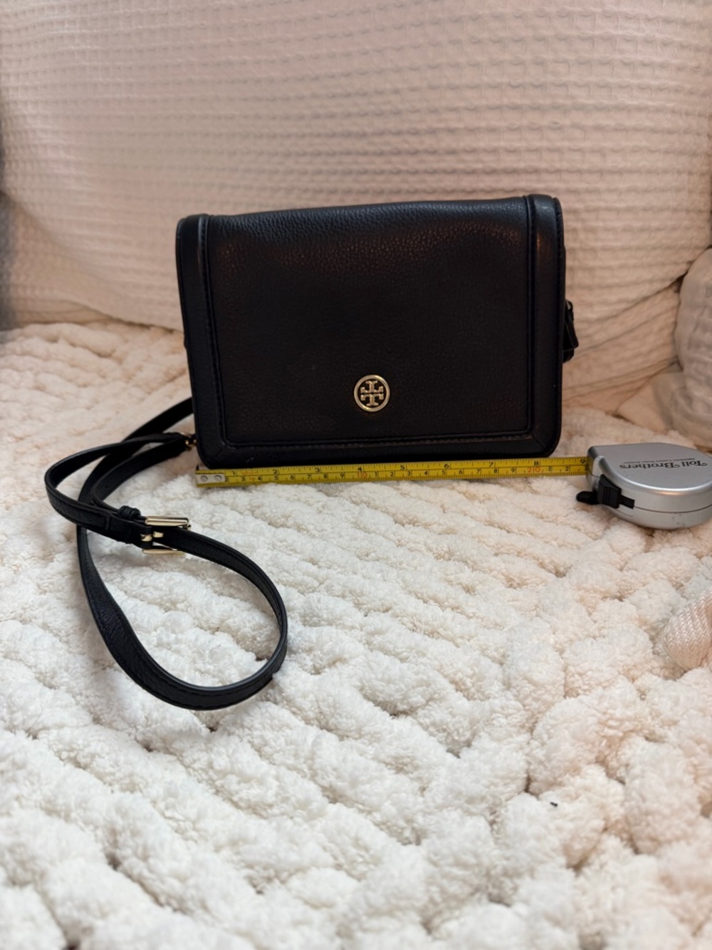 Tory Burch Black Leather Crossbody Bag